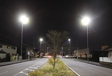 某市道(道路用LED照明)