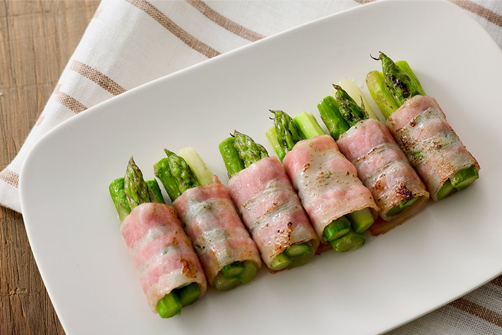 アスパラのベーコン巻