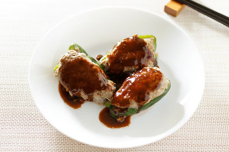 ピーマンの肉詰め