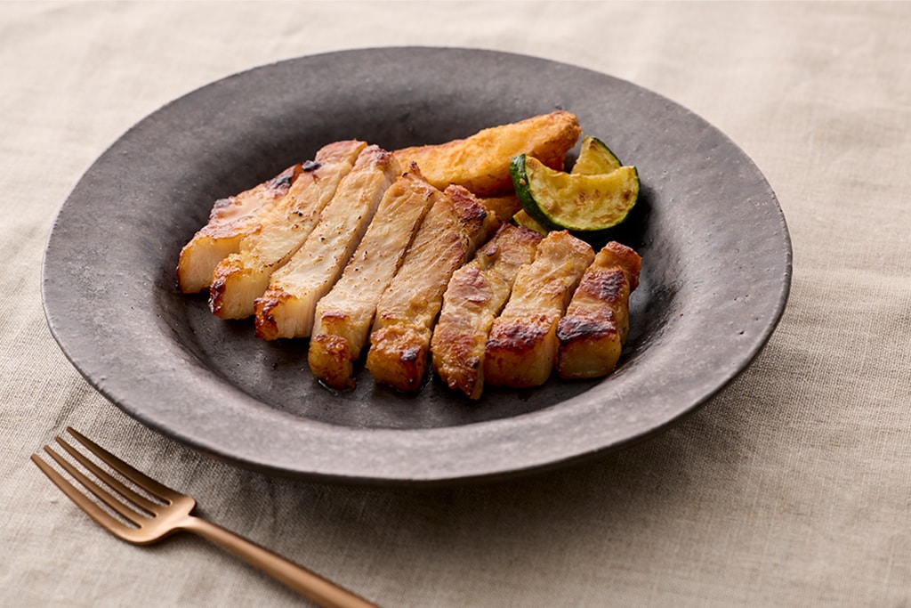 豚のロースみそ焼き