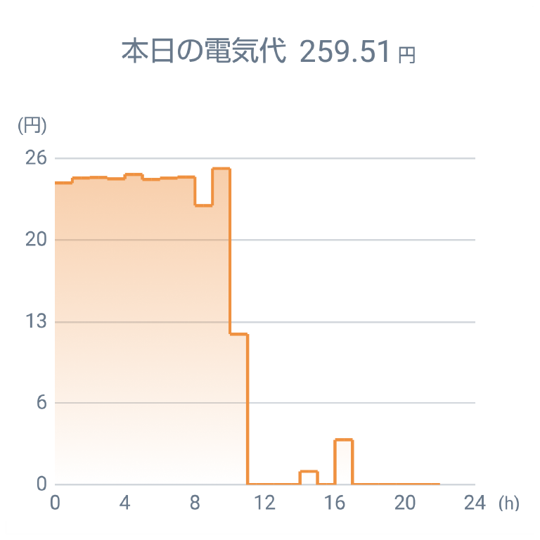 電気料金詳細表示