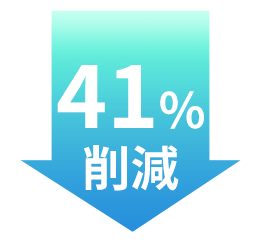 41%削減