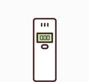 一般的なアルコールチェッカー（アルコール検知器）