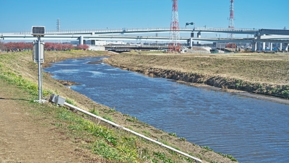 河川の水位確認