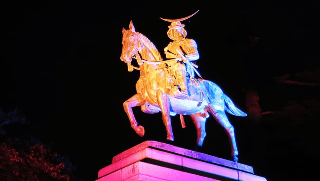 仙台城跡ライトアップ 様