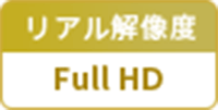 リアル解像度：Full HD