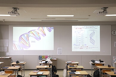 2画面での授業