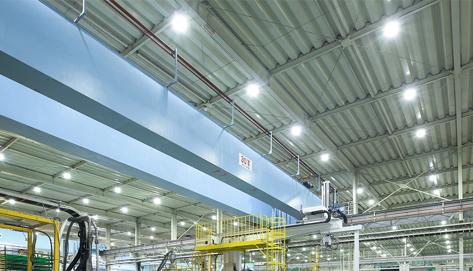 クミ化成株式会社 関東工場照明