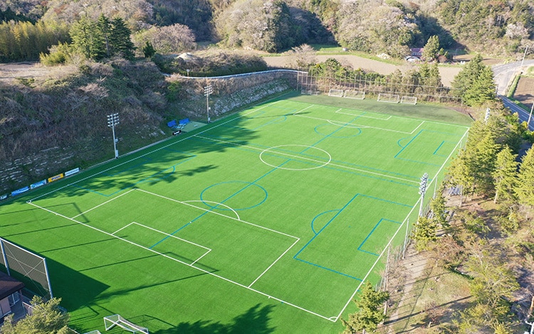 選手たちの飛躍を支えるグラウンド 松島フットボールセンター 様 (宮城県)