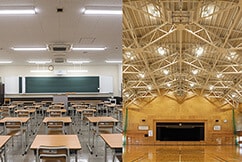 大阪桐蔭高等学校 様(大阪府)/胎内市立築地小学校 様(新潟県)