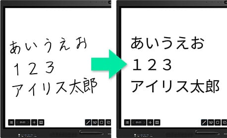 自動テキスト変換