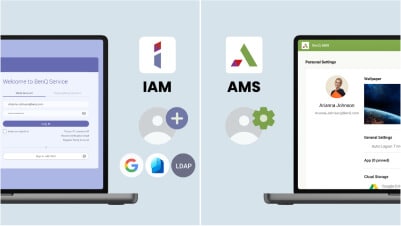 IAM と AMS のイメージ