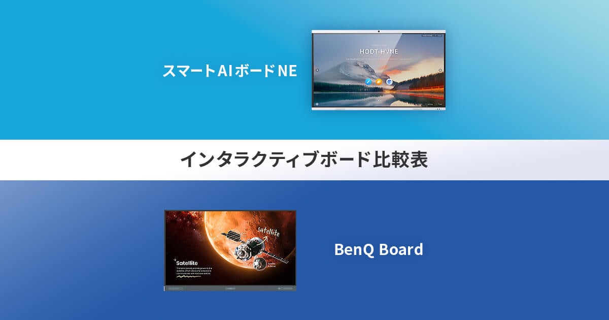 インタラクティブボード比較表 | アイリスオーヤマ