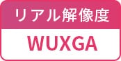 リアル解像度：WUXGA