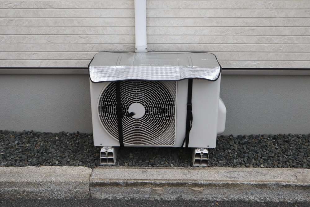 室外機の遮光対策