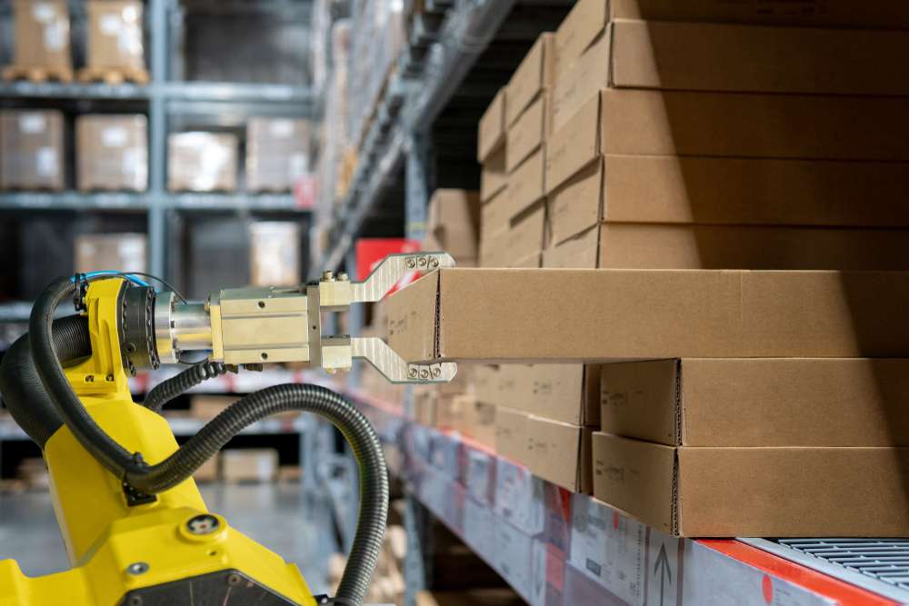 荷物を運ぶ運搬ロボット
