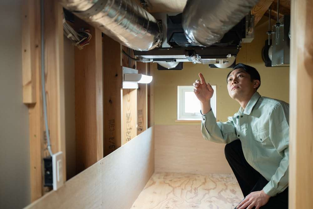 ダクトを点検する専門業者