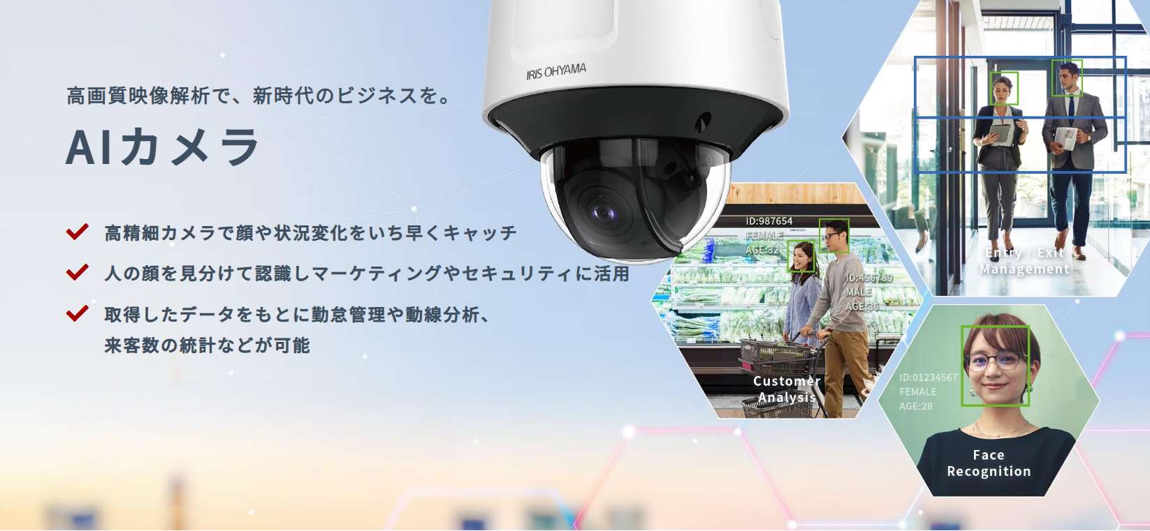 アイリスオーヤマのAIカメラ