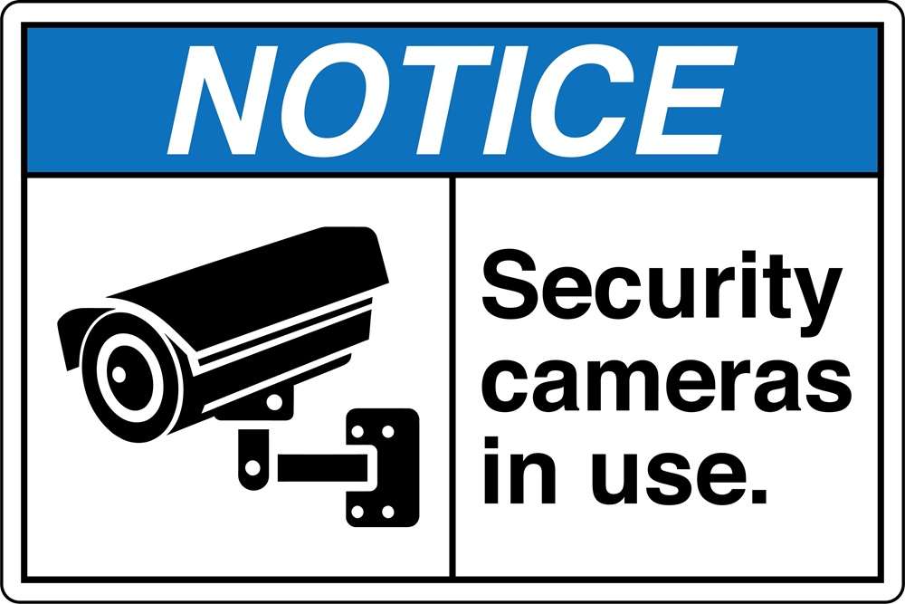 防犯カメラの設置通知マーク