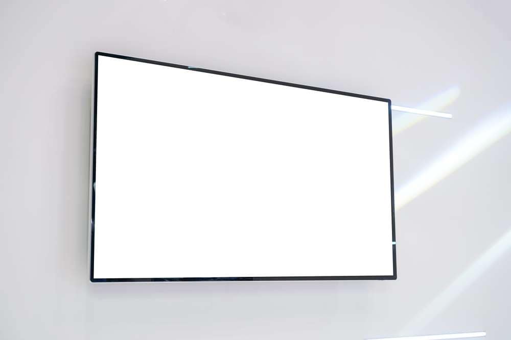 白い画面の電子黒板