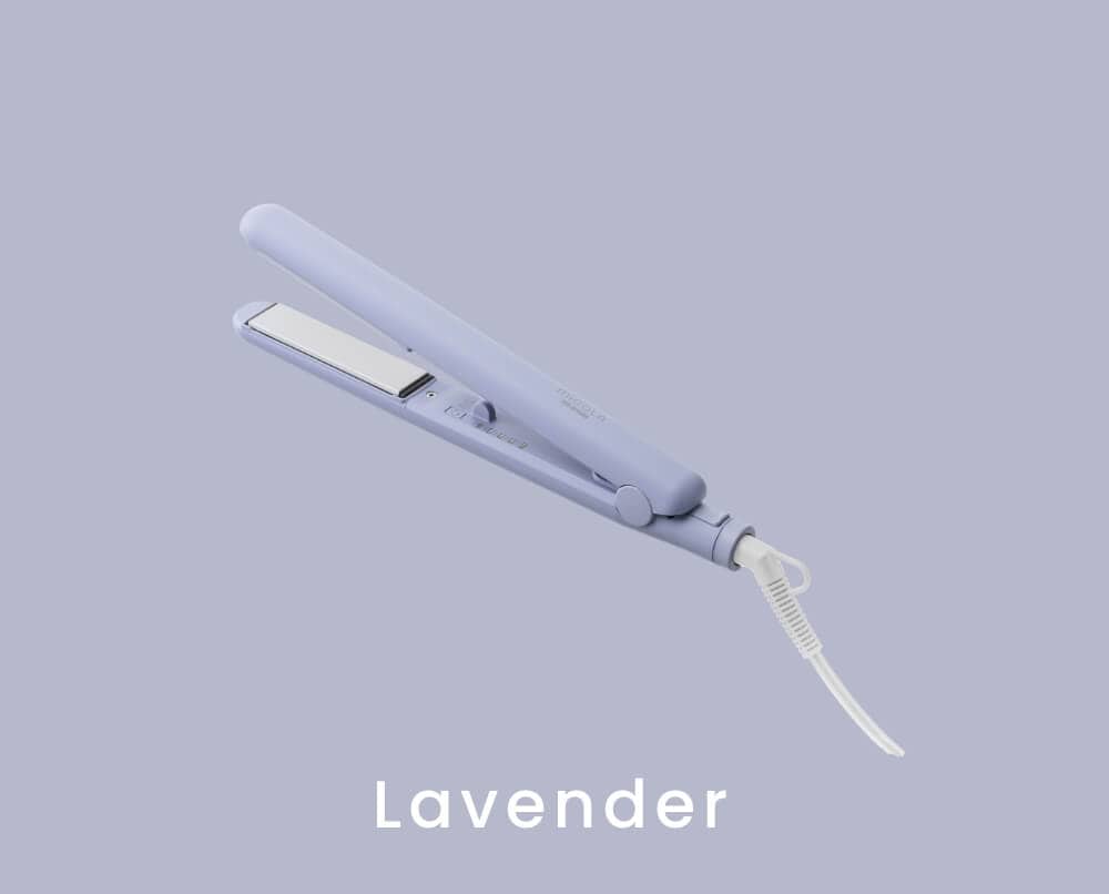ラベンダーのヘアアイロンの商品画像