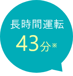 長時間運転43分
