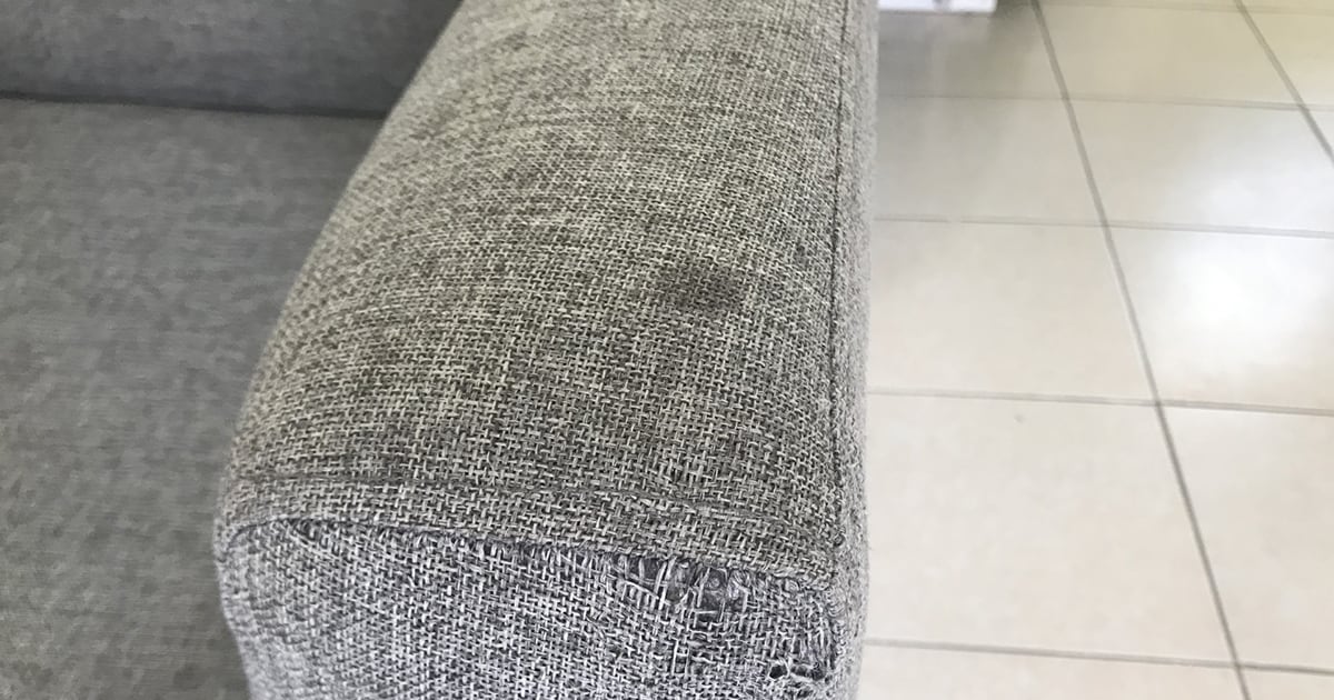 洗えない布製品にできてしまったシミ。<br>まだ、あきらめるには早いかも？