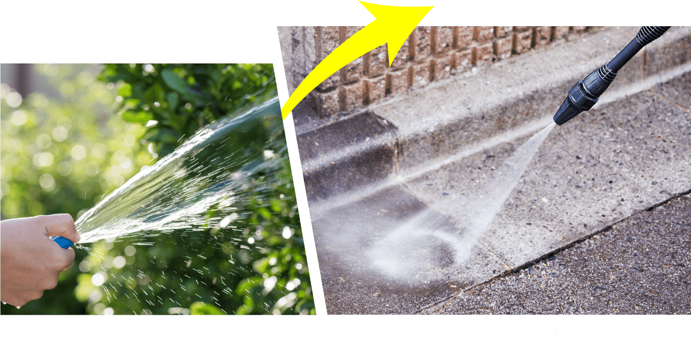 水道圧の最大60倍