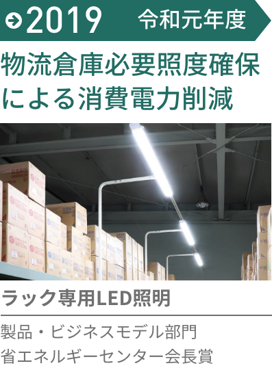 2019年 ラック専用LED照明