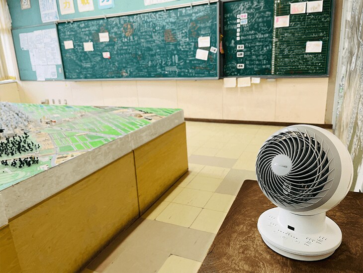 寄贈したサーキュレーター