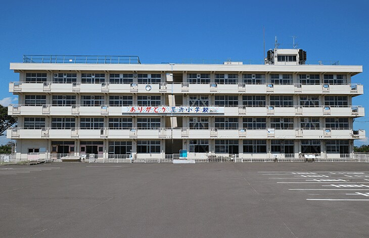 震災遺構荒浜小学校外観
