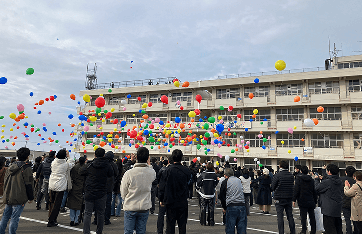 風船のリリース