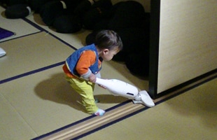 最年少？！頑張ってキレイにしてくれました