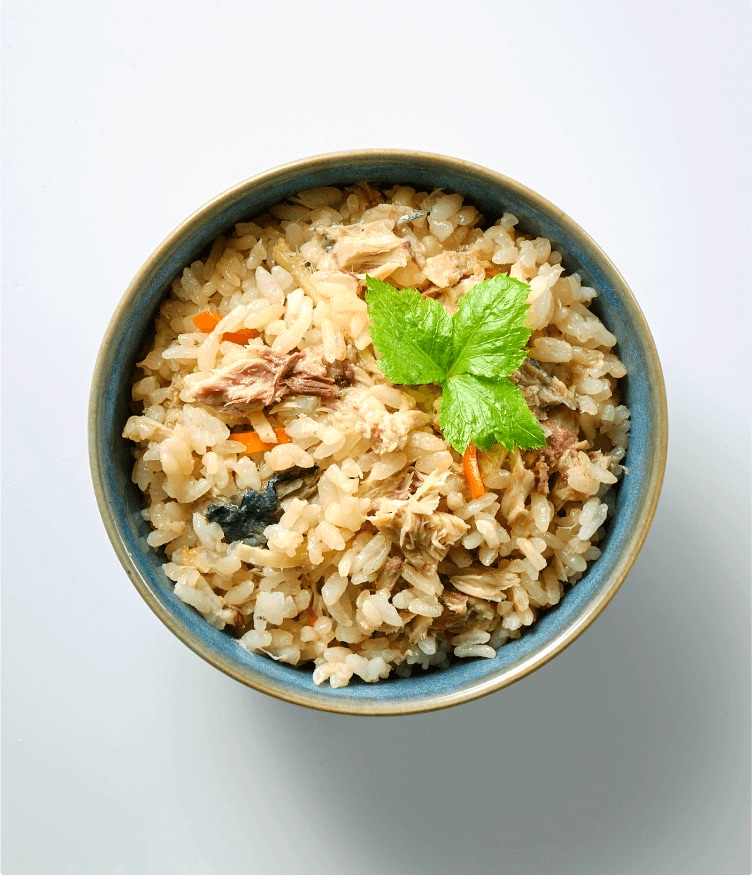 鯖缶の炊き込みごはん