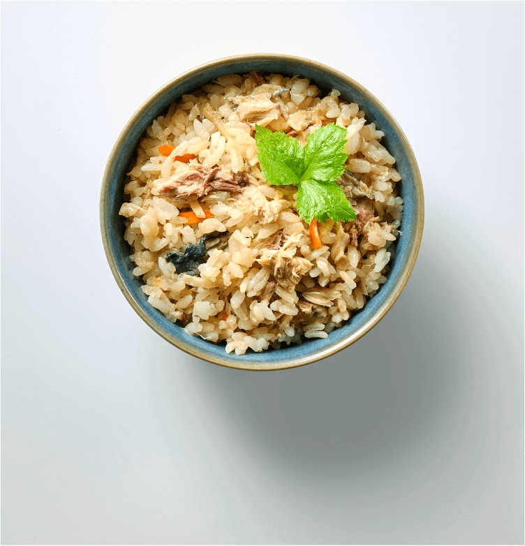 鯖缶の炊き込みごはん