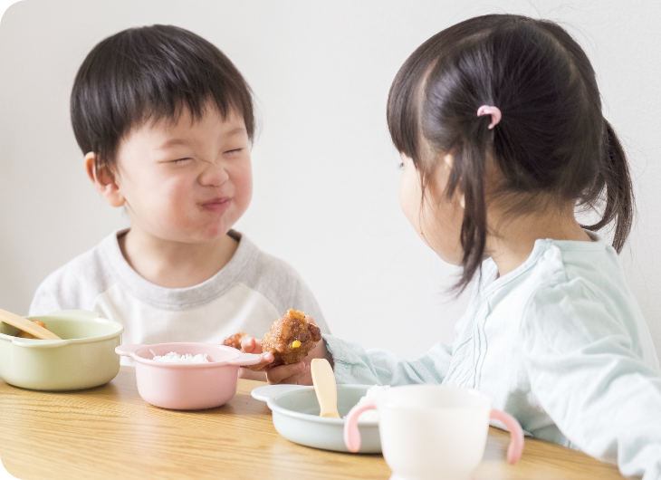子どもが小さくて敬遠がちだった揚げ物も、シェフが揚げてくれるから安心。
