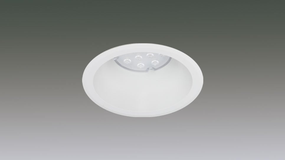LEDﾀﾞｳﾝﾗｲﾄﾘﾆｭｰｱﾙﾀｲﾌﾟΦ125-Ф100 12灯 1/2配光角50°4000K　調光対応 DL12W-50RP12-10W-D商品画像