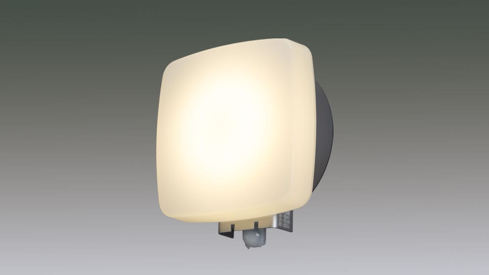 LEDポーチ灯　角型　センサー付 IRBR5N-SQPLS-MSBS-P商品画像