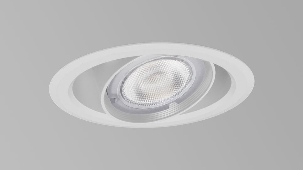 LEDﾕﾆﾊﾞｰｻﾙﾀﾞｳﾝﾗｲﾄ高演色ﾀｲﾌﾟ 埋込穴径Φ125 1/2配光角60°4000K 調光対応 UV12W-60H2CRW-D商品画像
