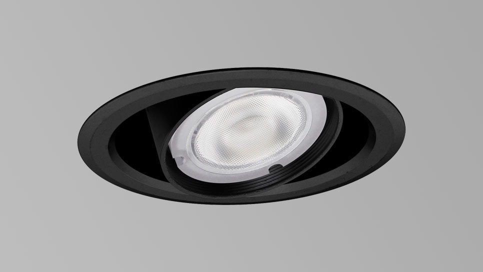 LEDﾕﾆﾊﾞｰｻﾙﾀﾞｳﾝﾗｲﾄ高演色ﾀｲﾌﾟ 埋込穴径Φ125 1/2配光角30°2700K 調光対応 UV12L27-30H2CRB-D商品画像