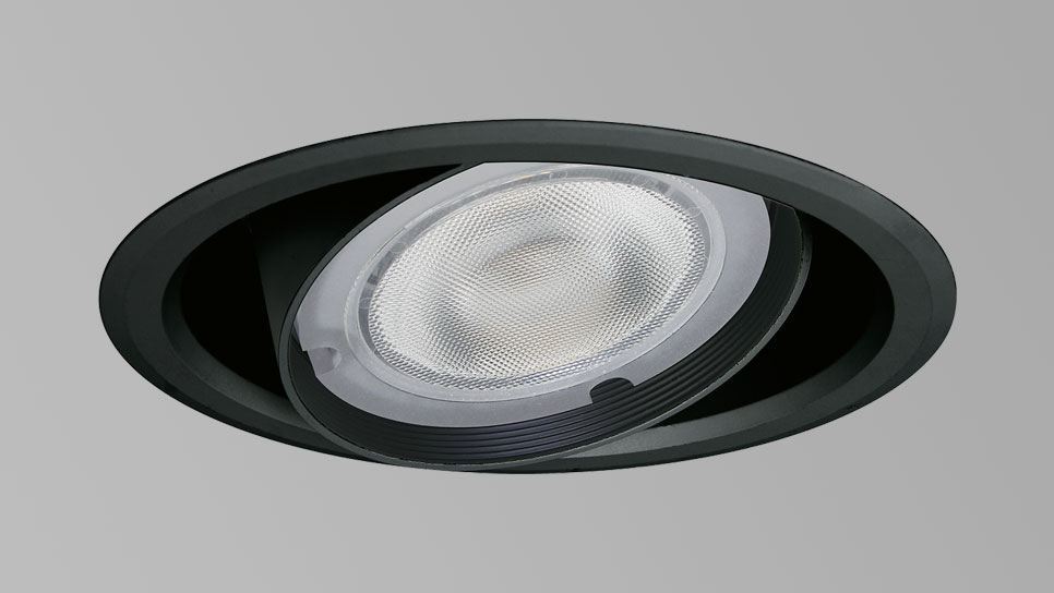 LEDﾕﾆﾊﾞｰｻﾙﾀﾞｳﾝﾗｲﾄ高演色ﾀｲﾌﾟ 埋込穴径Φ150 1/2配光角60°4000K 調光対応 UV18W-60H2CRB-D商品画像