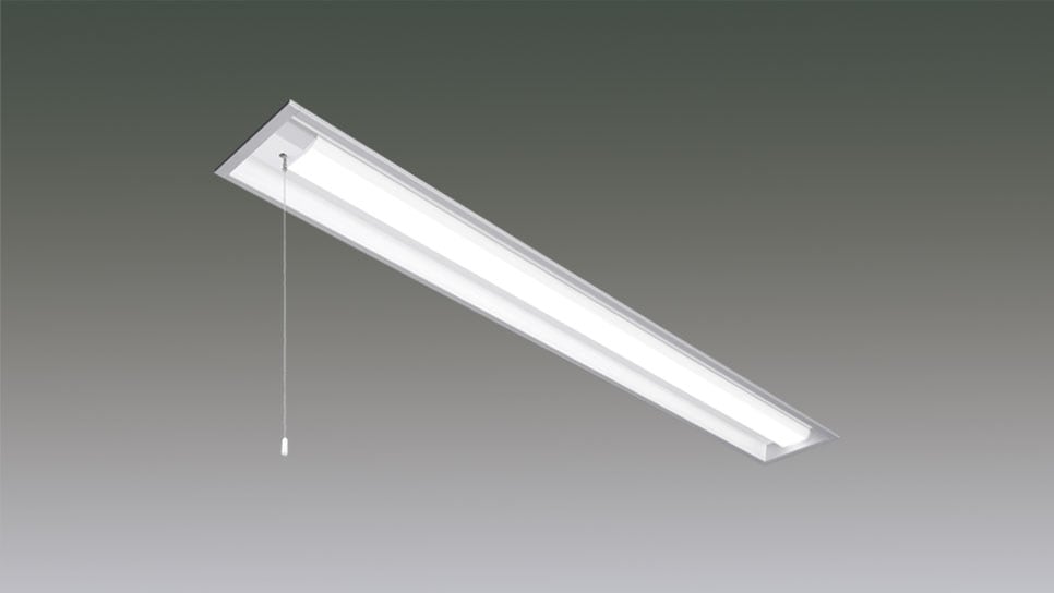 ﾗｲﾝﾙｸｽ 埋込型 ﾌﾟﾙｽｲｯﾁ付 非調光 40形  LX160F-28W-UK40-W170-PS商品画像