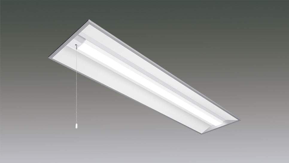 ﾗｲﾝﾙｸｽ 埋込型 ﾌﾟﾙｽｲｯﾁ付 非調光 40形  LX160F-46W-UK40-W328-PS商品画像