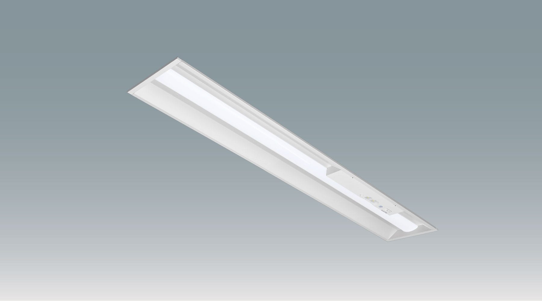 非常灯 LED一体型 電池内蔵 ﾗｲﾝﾙｸｽ 30分間定格型 埋込型 40形 幅220 非調光 IREL-LX4-170-32N-UK40-W240商品画像