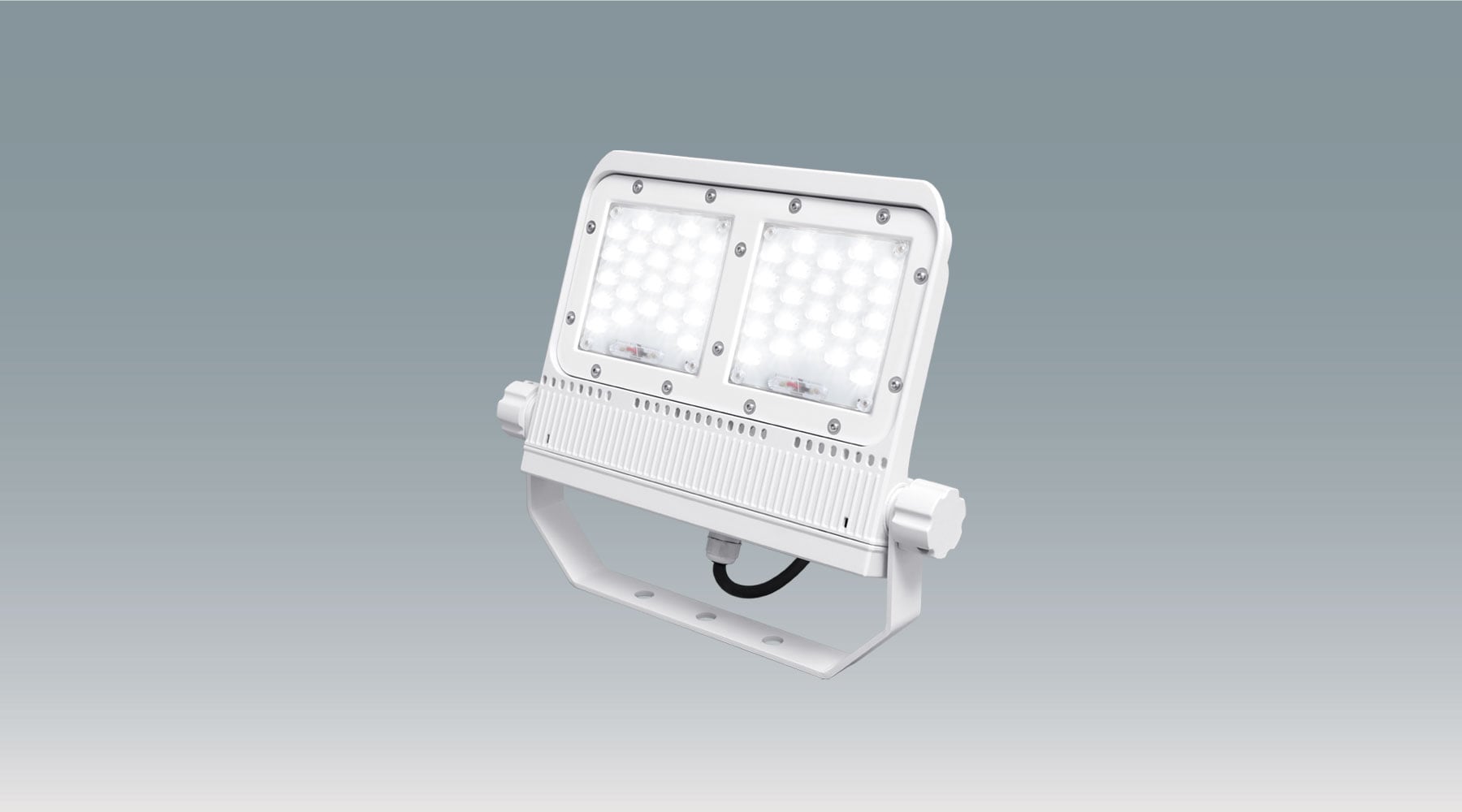 角型投光器　電球色　80W　横長 FLS-80W-WN-K3-R8-W商品画像