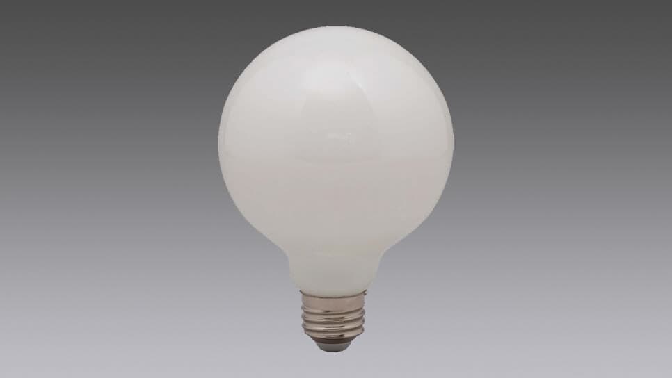 LEDﾌｨﾗﾒﾝﾄ球ボール電球　E26　80形相当　1160lm　昼白色 LDG9N-G-FW商品画像