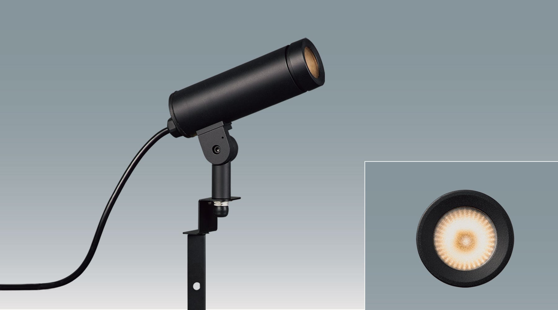 屋外向ｽﾎﾟｯﾄﾗｲﾄ 狭角15° 3000K ﾐﾗｰﾀｲﾌﾟ IR-AD-3136-L IR-AD-3136-L商品画像