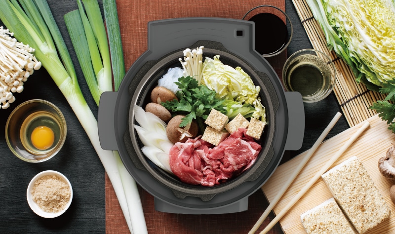 食卓やパーティーでお鍋もできる