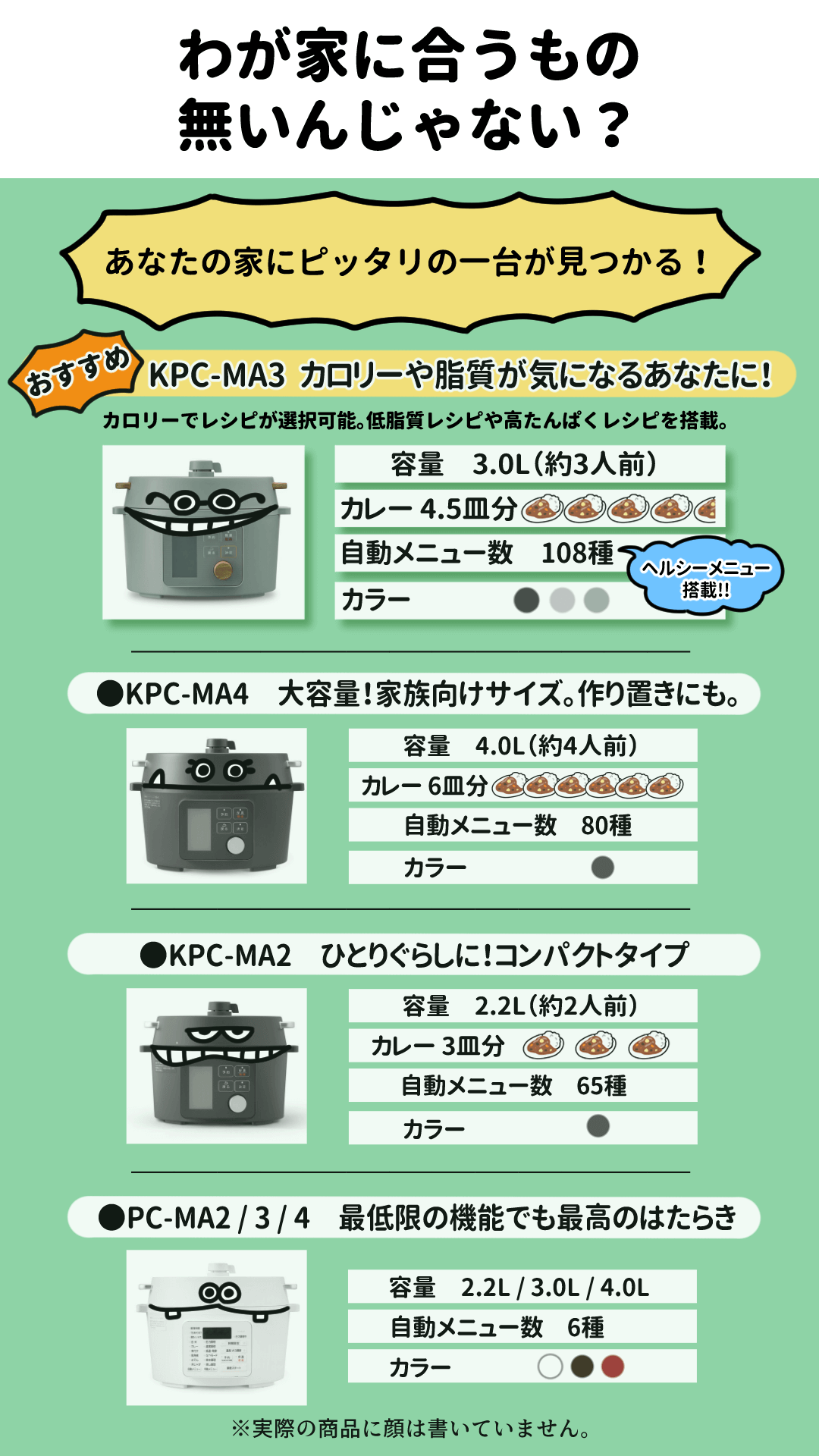わが家に合うもの無いんじゃない？