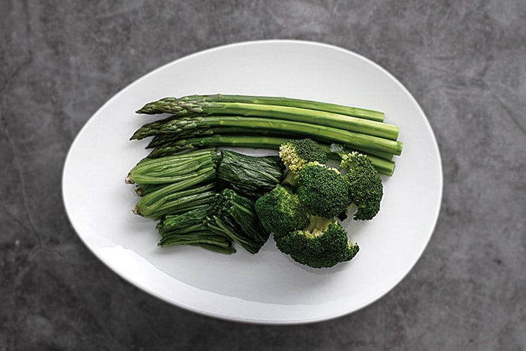 蒸し野菜（葉物）